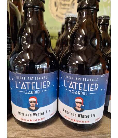 BIERE AMBREE MUSCAT ARTISANALE L'ATELIER GABRIEL