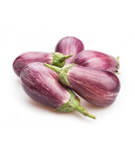 Aubergine zebrée 